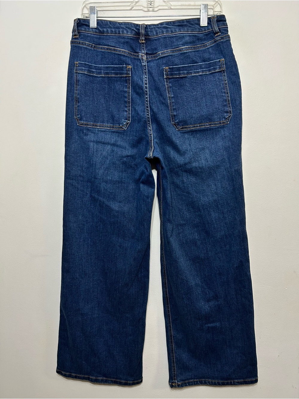 Oat New York Dark Blue Wide Leg Jeans - Picture 5 of 8
